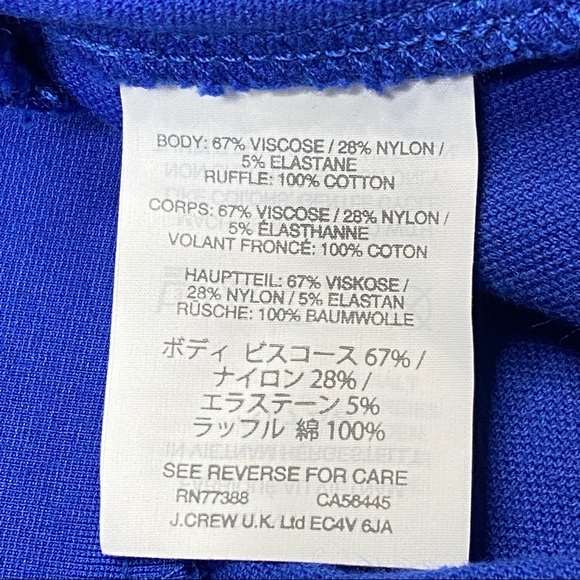 J. Crew Top Velvet Peplum Sleeveless V-Neck M New - Picture 4 of 4